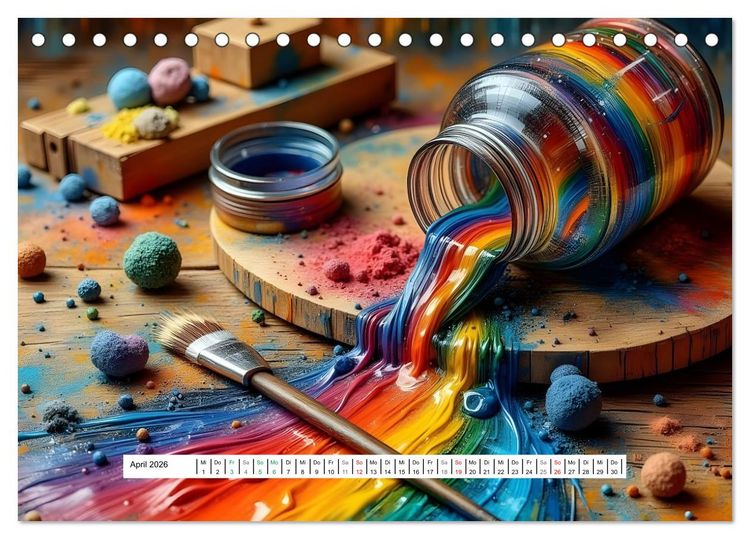 Produktbild: Ist das Kunst oder kann das weg? (Tischkalender 2026 DIN A5 quer), CALVENDO Monatskalender