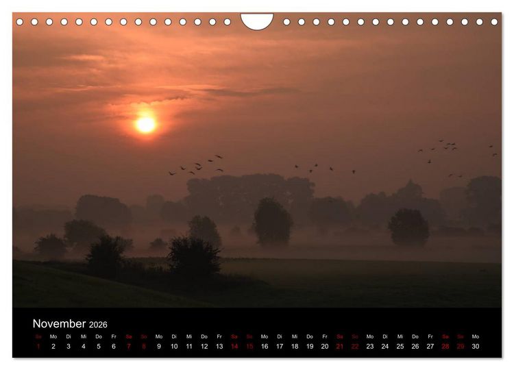 Produktbild: Niederrheinischer Himmel (Wandkalender 2026 DIN A4 quer), CALVENDO Monatskalender