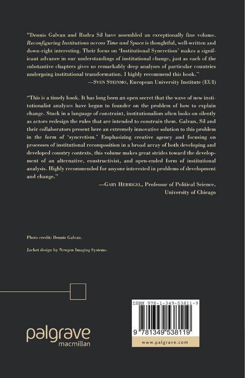Produktbild: Reconfiguring Institutions Across Time and Space