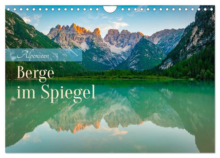 Produktbild: Alpenseen - Berge im Spiegel (Wandkalender 2027 DIN A4 quer), CALVENDO Monatskalender