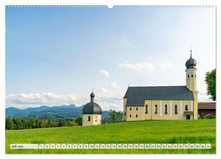 Produktbild: Wanderparadies Bayerische Alpen (Wandkalender 2026 DIN A2 quer), CALVENDO Monatskalender