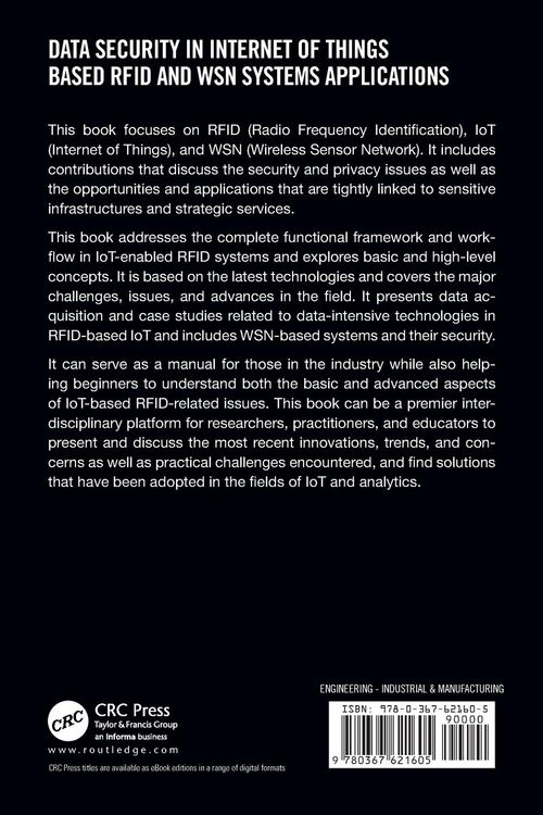 Produktbild: Data Security in Internet of Things Based RFID and WSN Systems Applications