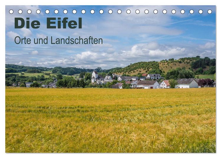 Produktbild: Die Eifel - Orte und Landschaften (Tischkalender 2026 DIN A5 quer), CALVENDO Monatskalender