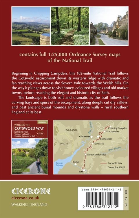 Produktbild: The Cotswold Way Map Booklet