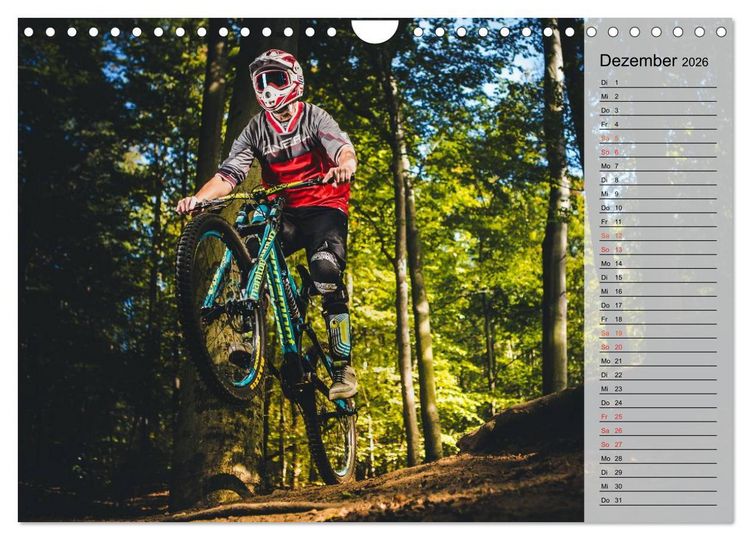 Produktbild: Mountainbike Action (Wandkalender 2026 DIN A4 quer), CALVENDO Monatskalender