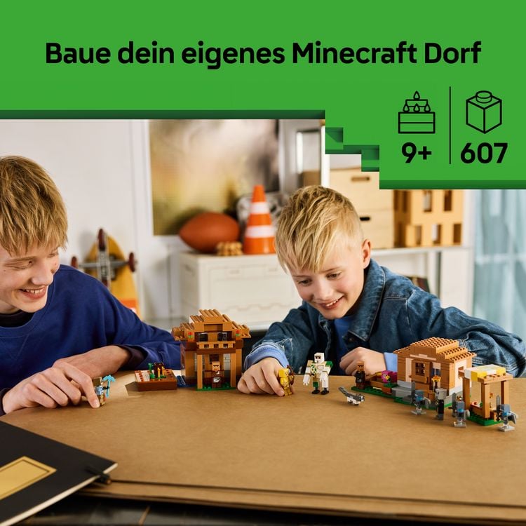 Produktbild: LEGO Minecraft 21596 Angriff des Magiers auf das Dorf, Gamer Spielzeug