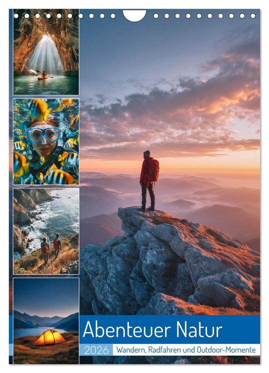 Produktbild: Abenteuer Natur (Wandkalender 2026 DIN A4 hoch), CALVENDO Monatskalender