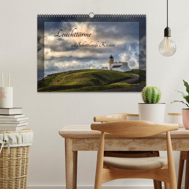 Produktbild: Leuchtt&uuml;rme an Schottlands K&uuml;sten (Wandkalender 2026 DIN A3 quer), CALVENDO Monatskalender