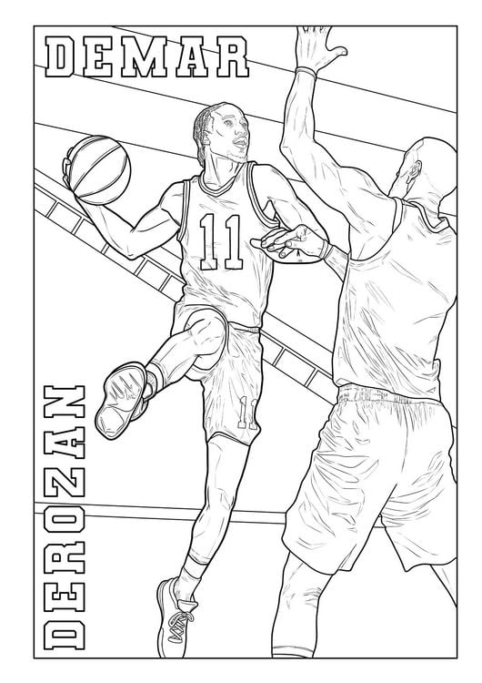 Produktbild: Basketball-Malbuch Stars & Legenden f&uuml;r Kinder ab 8 Jahren, Jugendliche und Erwachsene mit 55 Ausmalmotiven