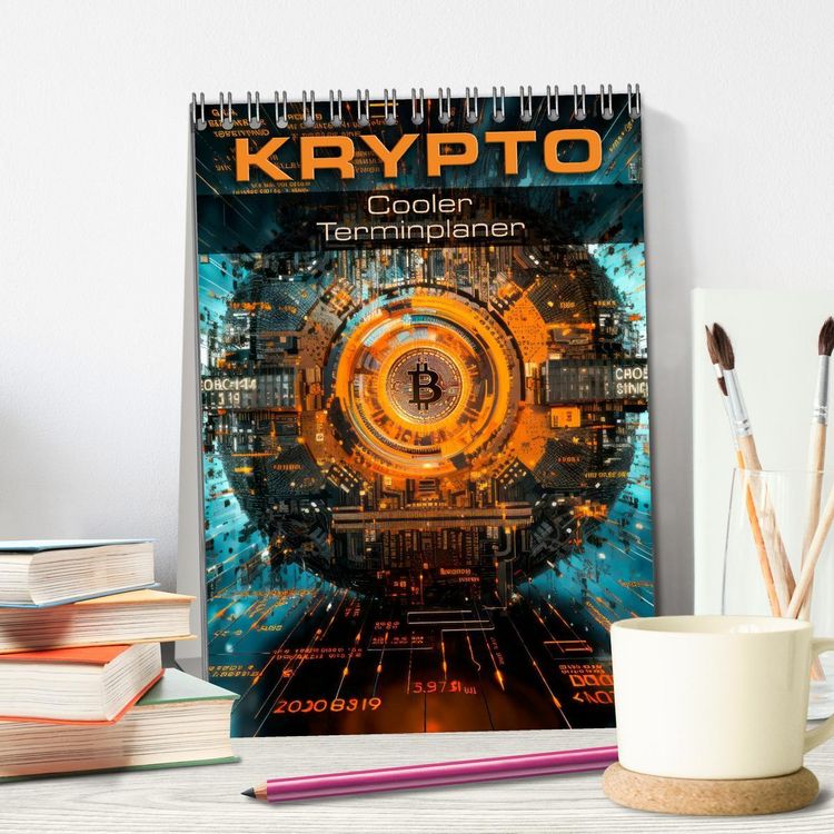 Produktbild: KRYPTO Cooler Terminplaner (Tischkalender 2026 DIN A5 hoch), CALVENDO Monatskalender