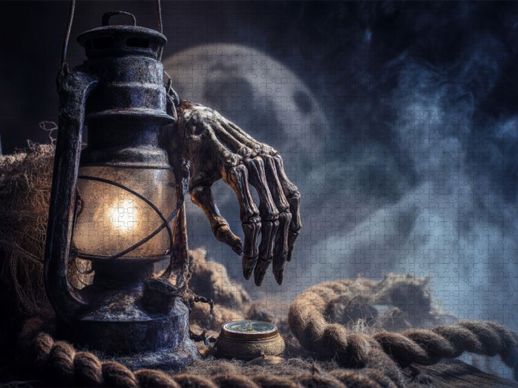 Produktbild: CALVENDO Puzzle Geisterschiffe sprechen in Schatten und Rauch | 1000 Teile Lege-Gr&ouml;&szlig;e 64x48cm Foto-Puzzle f&uuml;r gl&uuml;ckliche Stunden