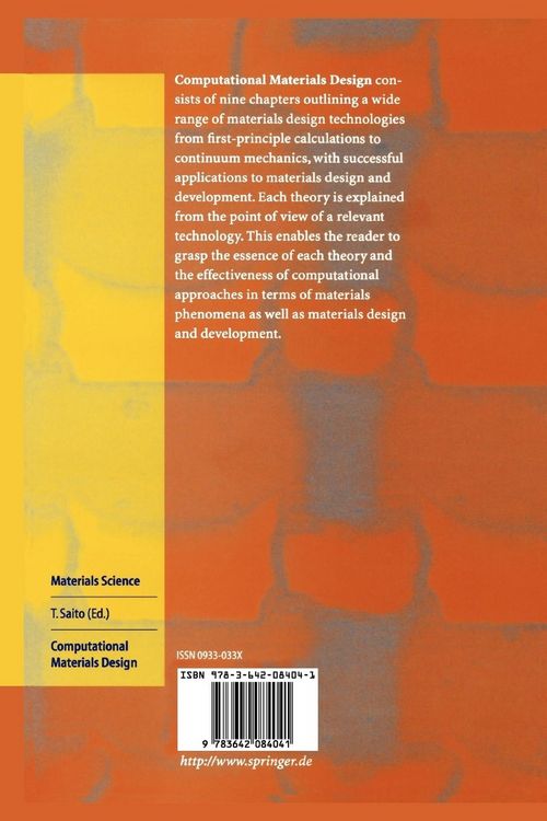 Produktbild: Computational Materials Design