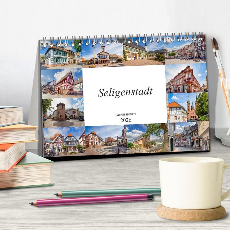 Produktbild: Seligenstadt Impressionen (Tischkalender 2026 DIN A5 quer), CALVENDO Monatskalender