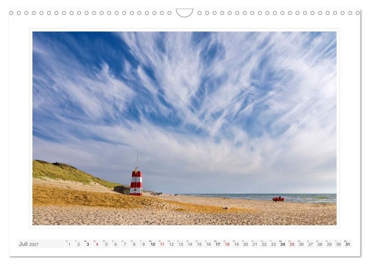 Produktbild: J&uuml;tland. Die Westk&uuml;ste zwischen Ringk&oslash;bing und Ribe (Wandkalender 2027 DIN A3 quer), CALVENDO Monatskalender