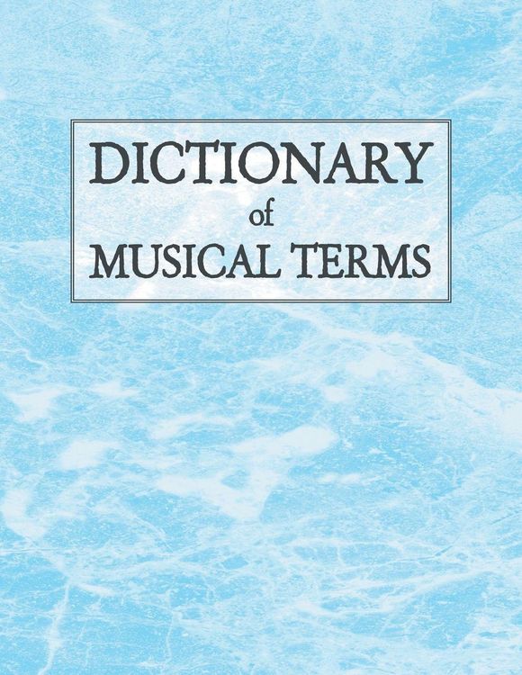 Produktbild: Dictionary of Musical Terms