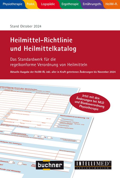 Produktbild: Heilmittel-Richtlinie und Heilmittelkatalog