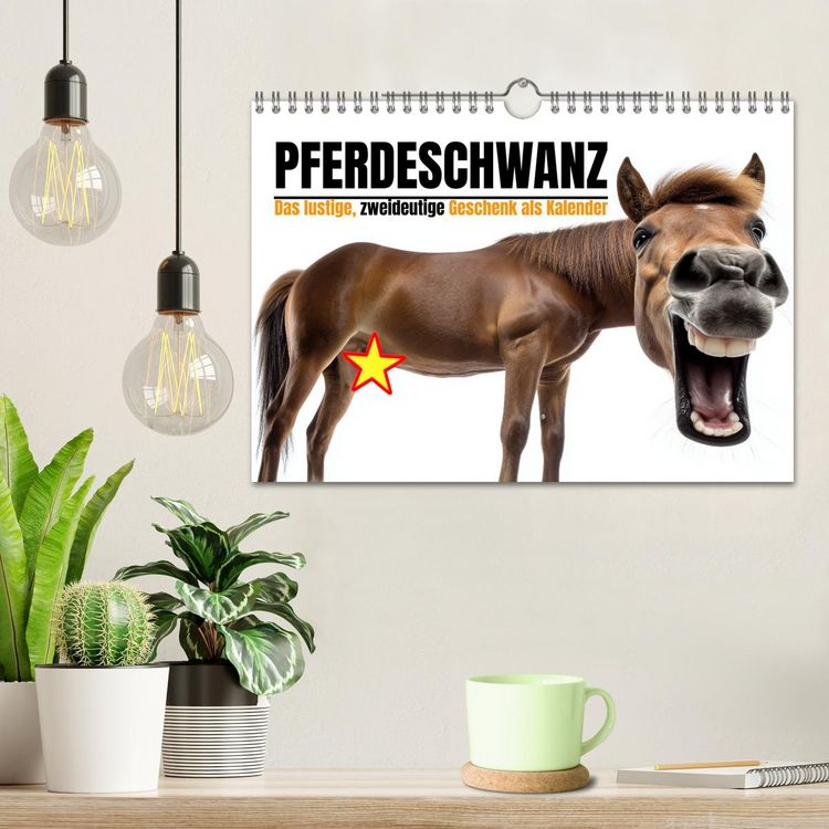 Produktbild: Pferdeschwanz - Das lustige, zweideutige Geschenk als Kalender (Wandkalender 2026 DIN A4 quer), CALVENDO Monatskalender
