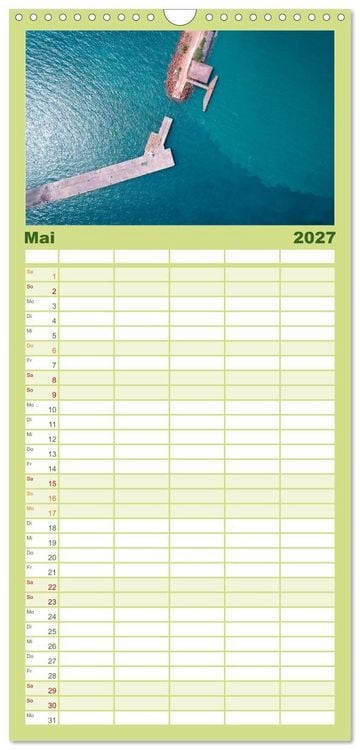 Produktbild: Familienplaner 2027 - Guinea - Das einzigartige Land in Westafrika. mit 5 Spalten (Wandkalender, 21 x 45 cm) CALVENDO