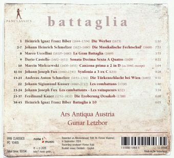 Produktbild: Battaglia - Works by Biber,Schmelzer,Castello,F
