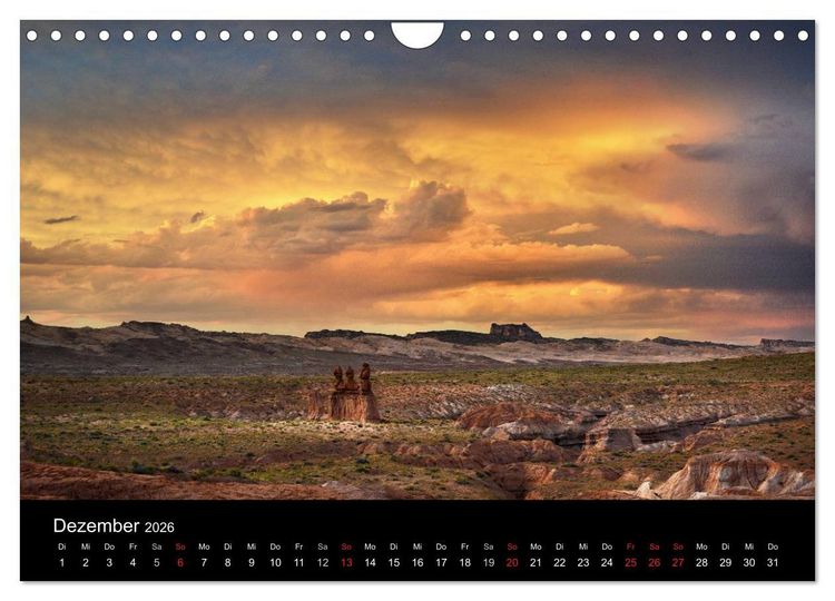 Produktbild: S&uuml;dwesten der USA - Klassiker und Geheimnisse (Wandkalender 2026 DIN A4 quer), CALVENDO Monatskalender