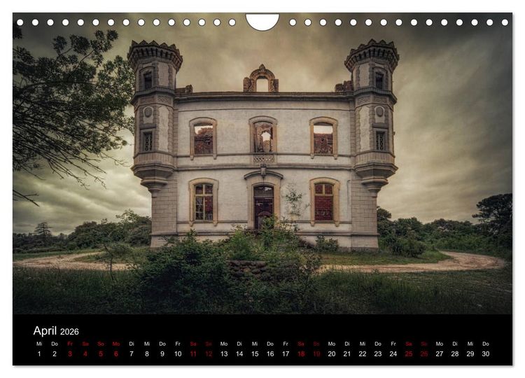 Produktbild: Auch von au&szlig;en haben Lost Places ihren Charme (Wandkalender 2026 DIN A4 quer), CALVENDO Monatskalender