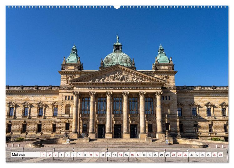 Produktbild: Sachsen - Leipzig (Wandkalender 2026 DIN A2 quer), CALVENDO Monatskalender
