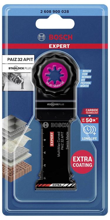 Produktbild: Bosch Accessories 2608900028 EXPERT MultiMax PAIZ 32 APIT Carbide Multimesser 1 St&uuml;ck 1 St.