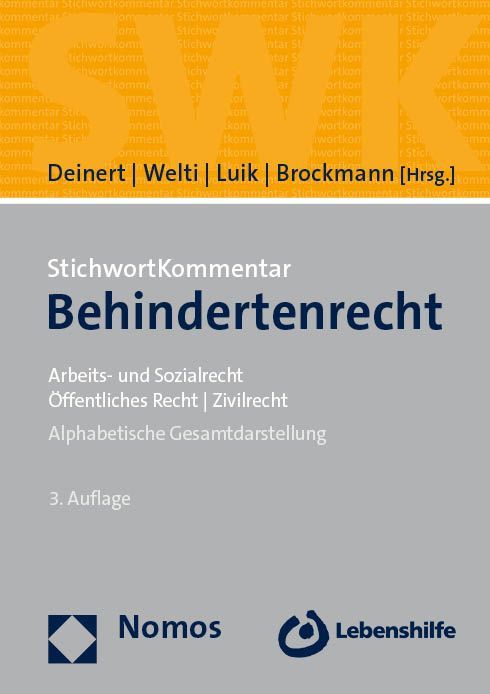 Produktbild: StichwortKommentar Behindertenrecht