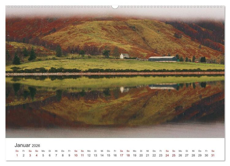 Produktbild: Schottland - Eine eindrucksvolle Reise in ein wundersch&ouml;nes Land. (hochwertiger Premium Wandkalender 2026 DIN A2 quer), Kunstdruck in Hochglanz