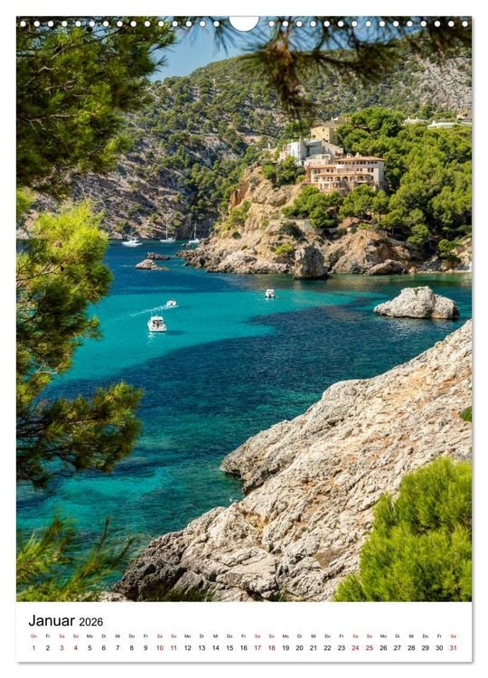 Produktbild: Mallorca - Insel des Gl&uuml;cks (Wandkalender 2026 DIN A3 hoch), CALVENDO Monatskalender