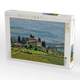 Produktbild: CALVENDO Puzzle Weingut in der Toskana | 1000 Teile Lege-Gr&ouml;&szlig;e 64x48cm Foto-Puzzle f&uuml;r gl&uuml;ckliche Stunden