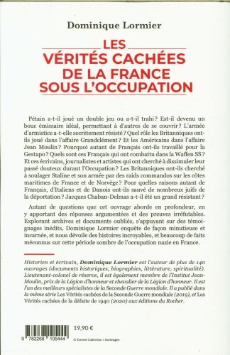 Produktbild: Les v&eacute;rit&eacute;s cach&eacute;es de la France sous l'Occupation