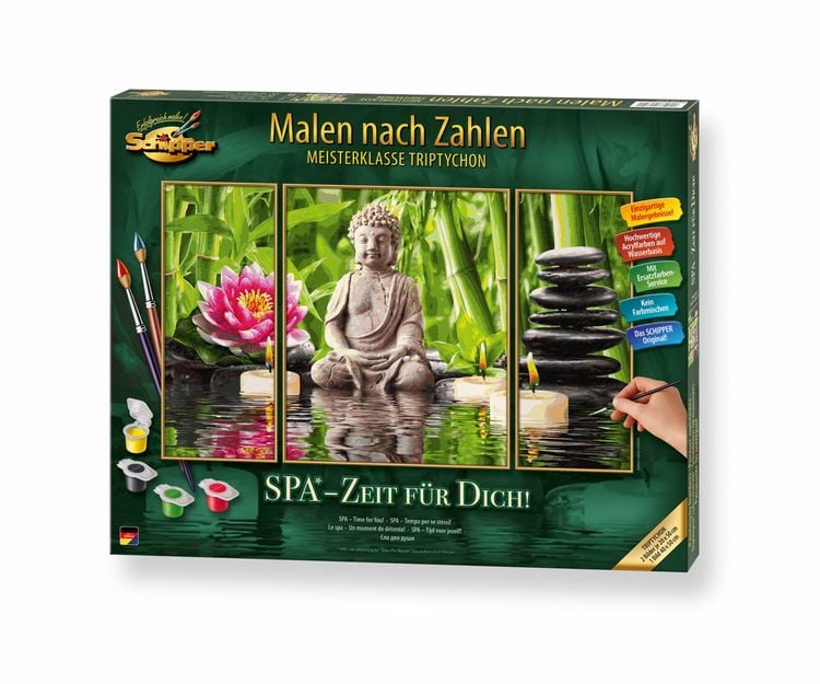 Produktbild: Schipper Malen nach Zahlen - SPA - Zeit f&uuml;r Dich! (Triptychon)