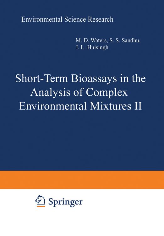 Produktbild: Short-Term Bioassays in the Analysis of Complex Environmental Mixtures II