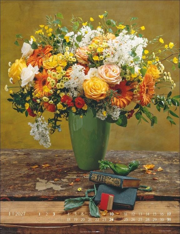 Produktbild: Die sch&ouml;nsten Blumenstr&auml;u&szlig;e Kalender 2027