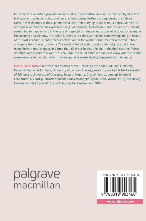 Produktbild: The Metaphysics of Action