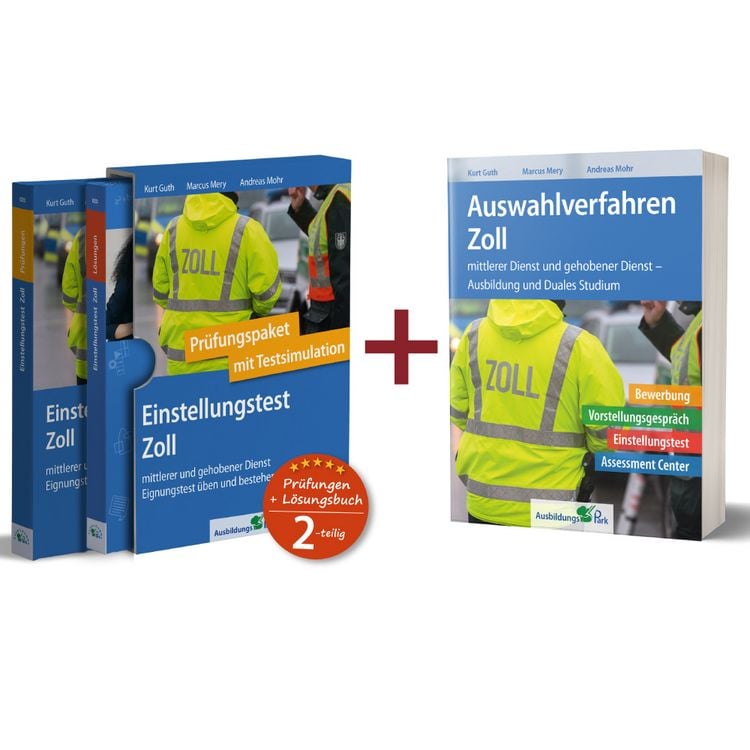 Produktbild: Sparpaket &ndash; Einstellungstest + Auswahlverfahren Zoll