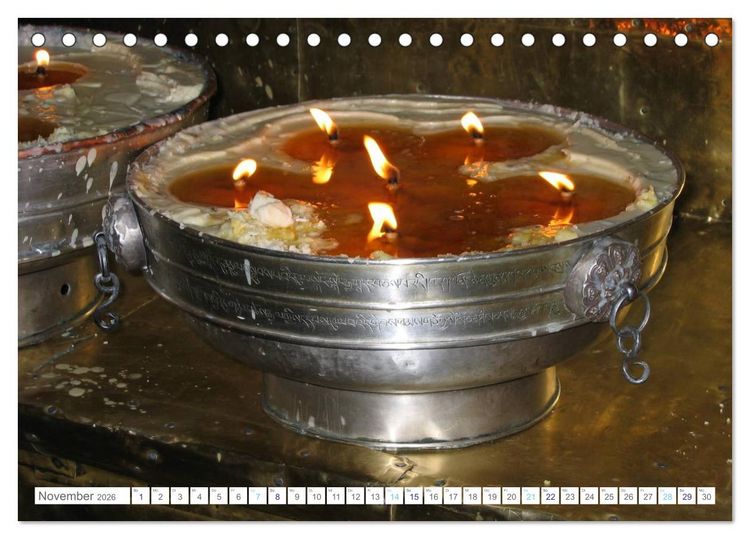 Produktbild: Tibet (Tischkalender 2026 DIN A5 quer), CALVENDO Monatskalender
