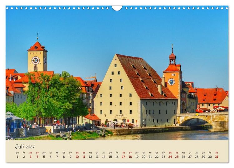 Produktbild: Regensburg. Du bist so sch&ouml;n (Wandkalender 2027 DIN A3 quer), CALVENDO Monatskalender