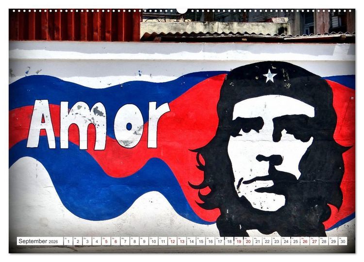 Produktbild: CHE - Ernesto Che Guevara in Kuba (hochwertiger Premium Wandkalender 2026 DIN A2 quer), Kunstdruck in Hochglanz