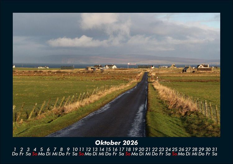 Produktbild: Landschaftskalender 2026 Fotokalender DIN A5