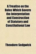 Produktbild: A Treatise on the Rules Which Govern the Interpretation and Construction of Statutory and Constitutional Law