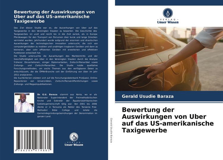 Produktbild: Bewertung der Auswirkungen von Uber auf das US-amerikanische Taxigewerbe