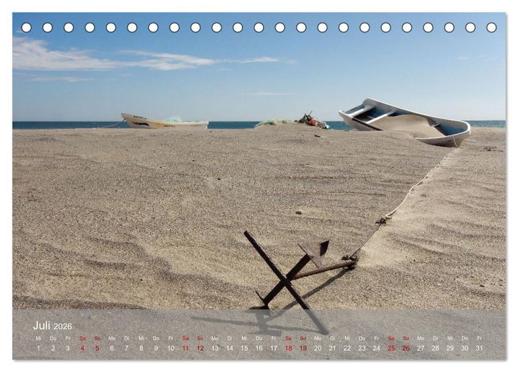 Produktbild: Bekanntes und Unbekanntes MEXIKO (Tischkalender 2026 DIN A5 quer), CALVENDO Monatskalender