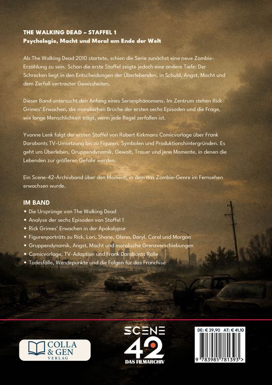 Produktbild: The Walking Dead &ndash; Staffel 1: Psychologie, Macht und Moral am Ende der Welt (Scene 42-Das Filmarchiv)
