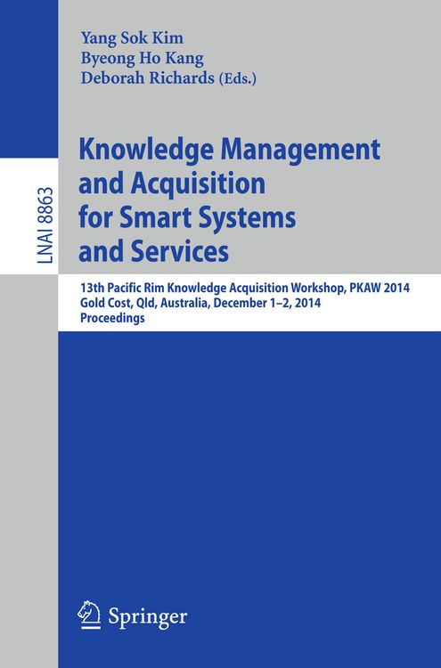Produktbild: Knowledge Management and Acquisition for Smart Systems and Services