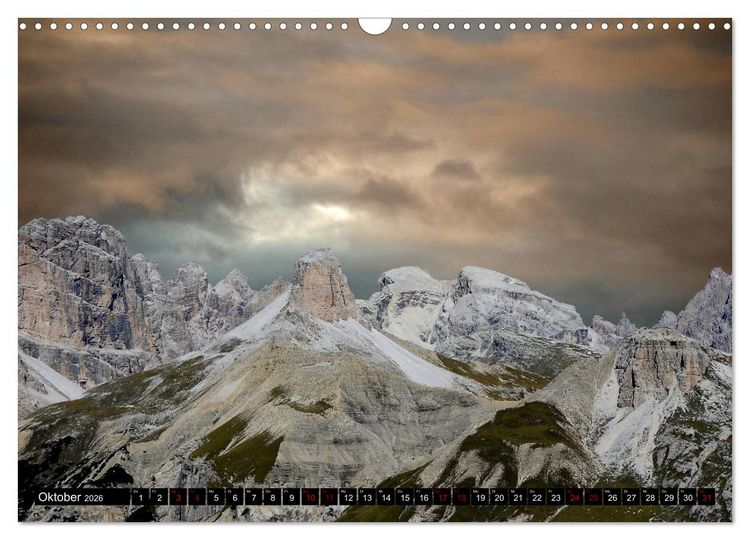 Produktbild: Weltkulturerbe Dolomiten S&uuml;d Tirol (Wandkalender 2026 DIN A3 quer), CALVENDO Monatskalender