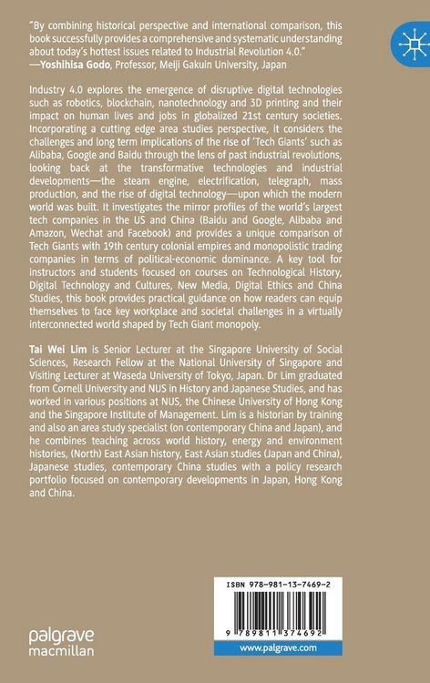 Produktbild: Industrial Revolution 4.0, Tech Giants, and Digitized Societies