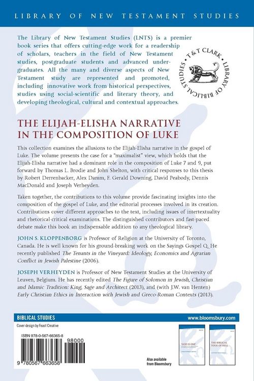 Produktbild: The Elijah-Elisha Narrative in the Composition of Luke