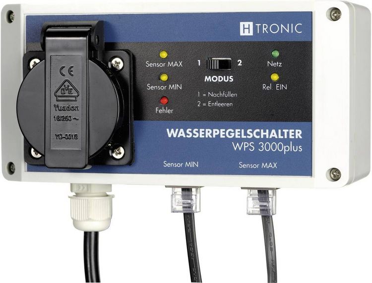 Produktbild: H-Tronic 1114620 WPS 3000 plus Niveauregler F&uuml;llen, Leeren 10.00m